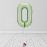 0 Green balloon