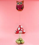 Owl & Toadstool Design Balloon Display
