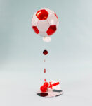 Football Centrepiece Design - Red