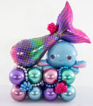 Mermaid Tail Designed Balloon Stack