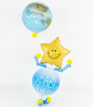 Welcome to the World - Baby Boy Balloon Design