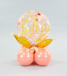 Mother’s Day gold and rose gold balloon stack design