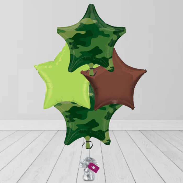 Star Multi Colors Bunch Balloons