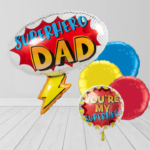 Super Hero Dad Balloon Bunch