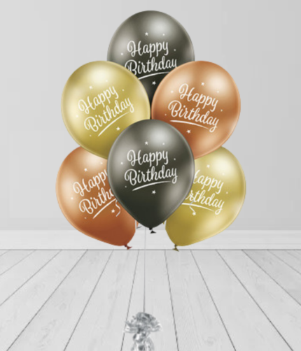 Happy Birthday Multi Balloons