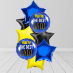 Your the Best Dad Foil Balloon Bunch