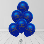 Happy Birthday Navy Blue Balloons