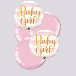 Pink Inflated Balloon Bunch