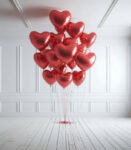 20 red foil balloons