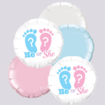 Baby Feet Inflated Balloon