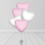 Light Pink White Bunch Balloons