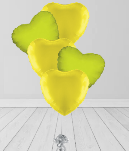 Yellow Green Colors Balloons