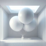 3ft Balloons White