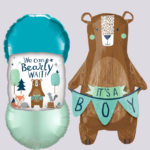 Bear Inflated Balloon Bunch