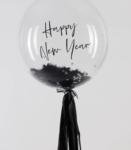 Clear Balloon Black