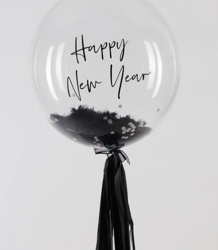 Clear Balloon Black Clear Balloon Black