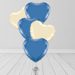 Yellow Blue Colors Bunch Balloons