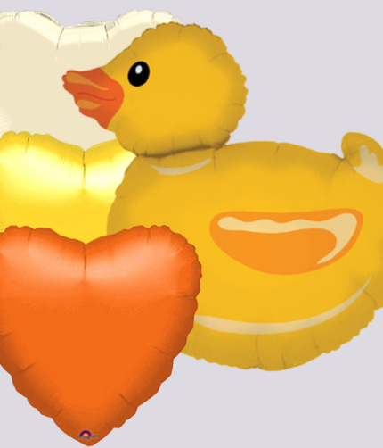 Yellow Duck Inflated Balloon