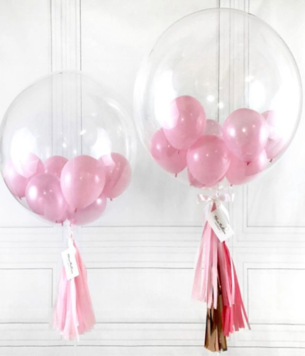Clear Balloon Pink