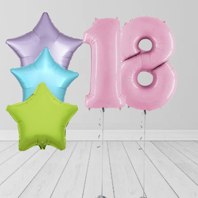 Pink & Color Stars Pink & Color Stars