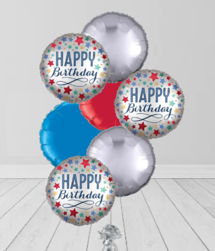 Birthday Colors Bunch Balloons