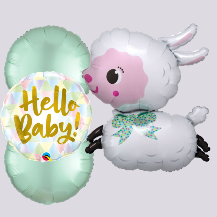 Goat Inflated Balloon Bunch