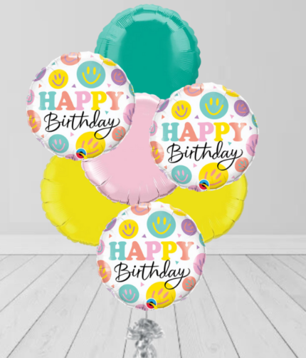 Multi Color Round Bunch Balloon