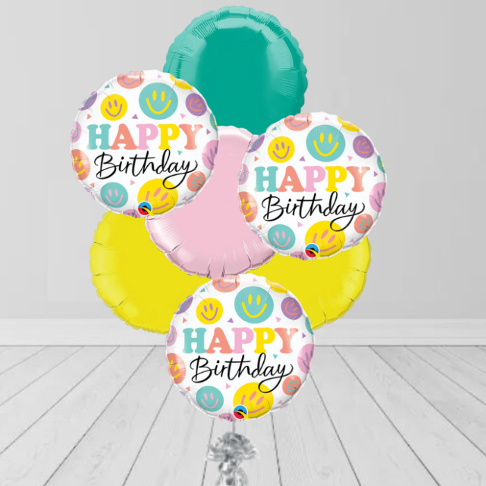 Multi Color Round Bunch Balloon