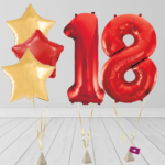 Red and Yellow Star Bunches