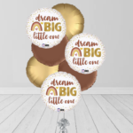 Gold White Color Round Bunch Balloon