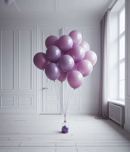 Lilac Helium Balloons