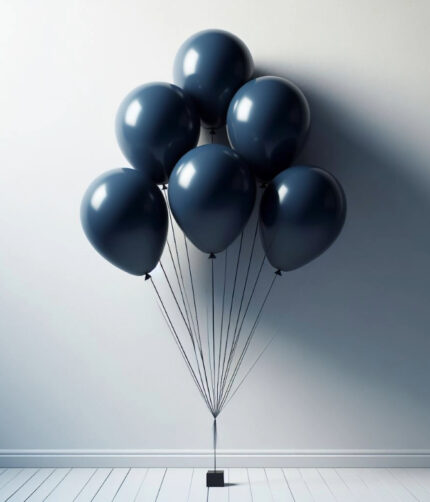 Midnight Blue Latex Balloons
