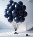 Navy Blue Balloons