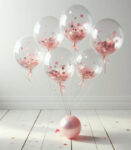 Pink Confetti Balloons